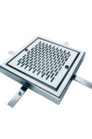 STAINLESS STEEL MAIN DRAIN FRAME - GRATE FOR SWIMMING POOL MODEL 00212S-00213S-00215S